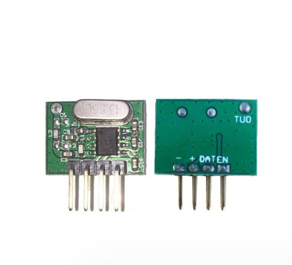 Kit émetteur-récepteur sans fil RF longue portée 433 MHz avec antenne, Module émetteur-récepteur 433 MHz de grande puissance, Kit LORA pour Arduino  7