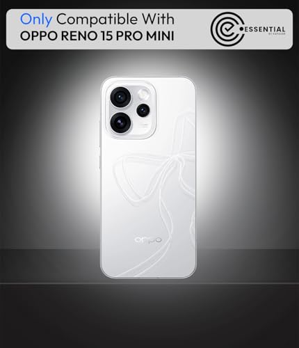 Image of KAPAVER Essential Magnetic Back Cover Case Compatible with Oppo Reno 15 Pro Mini (PC+TPU) (Oppo Reno 15 Pro Mini - Magnetic Black -)
