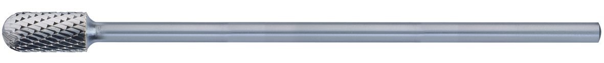 Pferd Fresa Metal Duro Cilíndrica Redonda Mango Largo Wrc (12 x 25 x 175 millimeters), Mango 6 x 150 millimeters, dentado: 3 Plus, para Puntos de Difícil Acceso