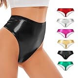 Metallic Rave Booty Shorts High Waisted Sequin Sparkly Shorts Rave Bottom Costume Outfits Disco Dance Shorts for Women, Black, Medium