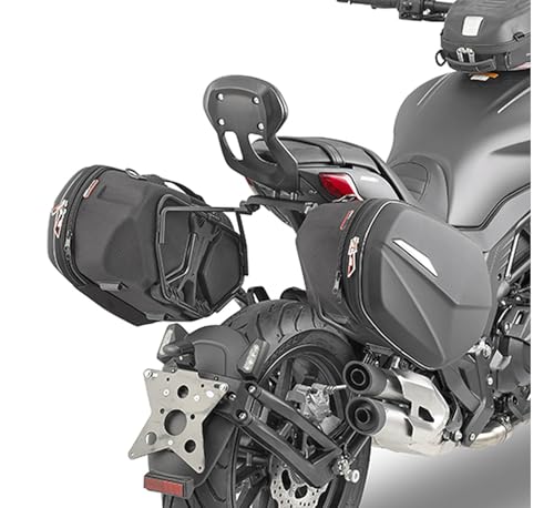 Givi sacoches cavalières ea127b : la solution de rangement pour Benelli 502 c - 2