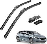 Limpiaparabrisas 2 uds./set ventana delantera limpiaparabrisas escobillas cepillos cortador accesorios, para Volvo V40 2012 2013 2014 2015 2016