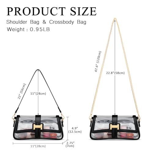 Image of KKXIU Shoulder Bag for Women Small Hobo Handbag Mini Retro Clutch Purses