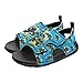 Watdotory Soft Sole Piano Cartoon Tractor Kids' Sandals for Casual Wear Fashioned Walking Shoes Toddler Size 10 for Boys