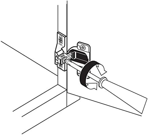 Blum - Paquete De 8 Bisagras De Repuesto Para Bisagras Compactas 33 De 110 Grados – 30.310-11.02 Bisagras De Puerta De Gabinete, Sustituye A Las Bisagras Compactas 33.3600 Originales 31 Y 33, Acero