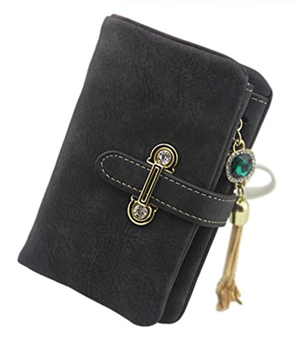 Preisvergleich Produktbild Short Damen Geldbörse Glücklich Kordelzug Strass Quaste Brieftasche