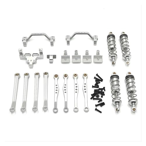 Rc Special Connecting Rod for C64 C74 1/16 Metal Pull Rod Suspension Frame Steering Gear Pull Rod for Seat Set RC Car Parts and Accessories Upgrades Replacement Use