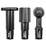 BRSCHNITT Woodworking Rotary Burr Set - 3pcs Wood Carving Burrs Drill Bit Milling Tool Groving Cutter with 5/8