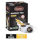 Celestial Seasonings Black Energy Tea, Contains Caffeine, 24 K-Cups (Pack of 1)