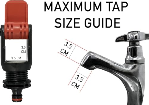 Quantum Garden Wasserhahn-Adapter für Mischbatterie Küche Garten Schlauch Verbinder Fitting-BL