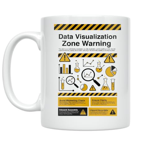 Data Visualization Mug - Data Visualization Zone Warning - 11 oz Ceramic