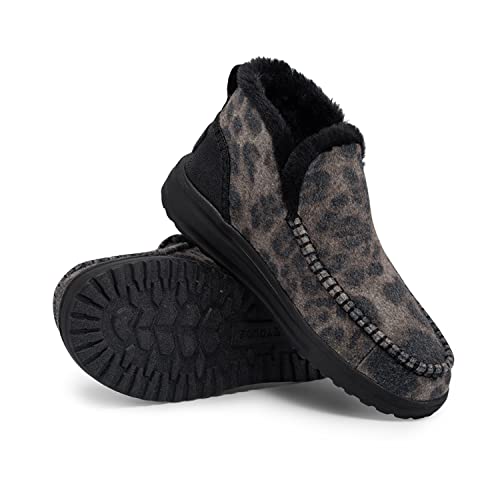 Hey Dude Women's Denny Leo Nut Size 7 | Women’s Shoes | Women’s Casual Boots | Comfortable & Light-Weight #TOP2