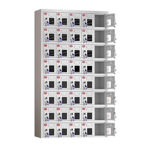 Pudełko na telefon ze stali nierdzewnej dla uczniów, nauczycieli i pracowników - bezpieczne Sto do kluczy do telefonów i niezależnych lokali - i przenośny nizer