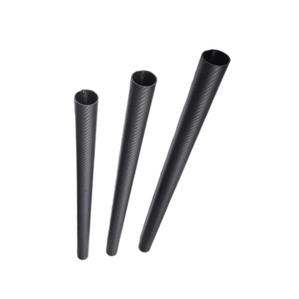 2 Piezas Espiga Mate 3K Tubos De Fibra De Carbono 500mm Longitud