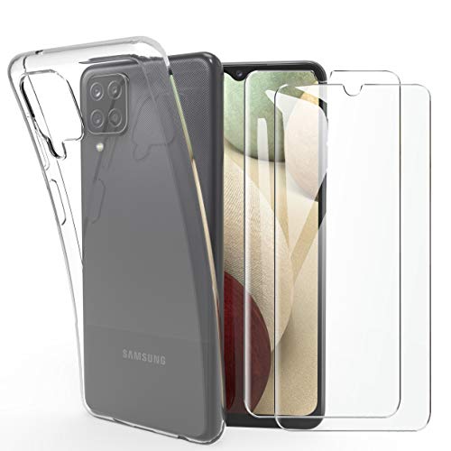 SMYTU Custodia per Samsung Galaxy A12 + Pellicola