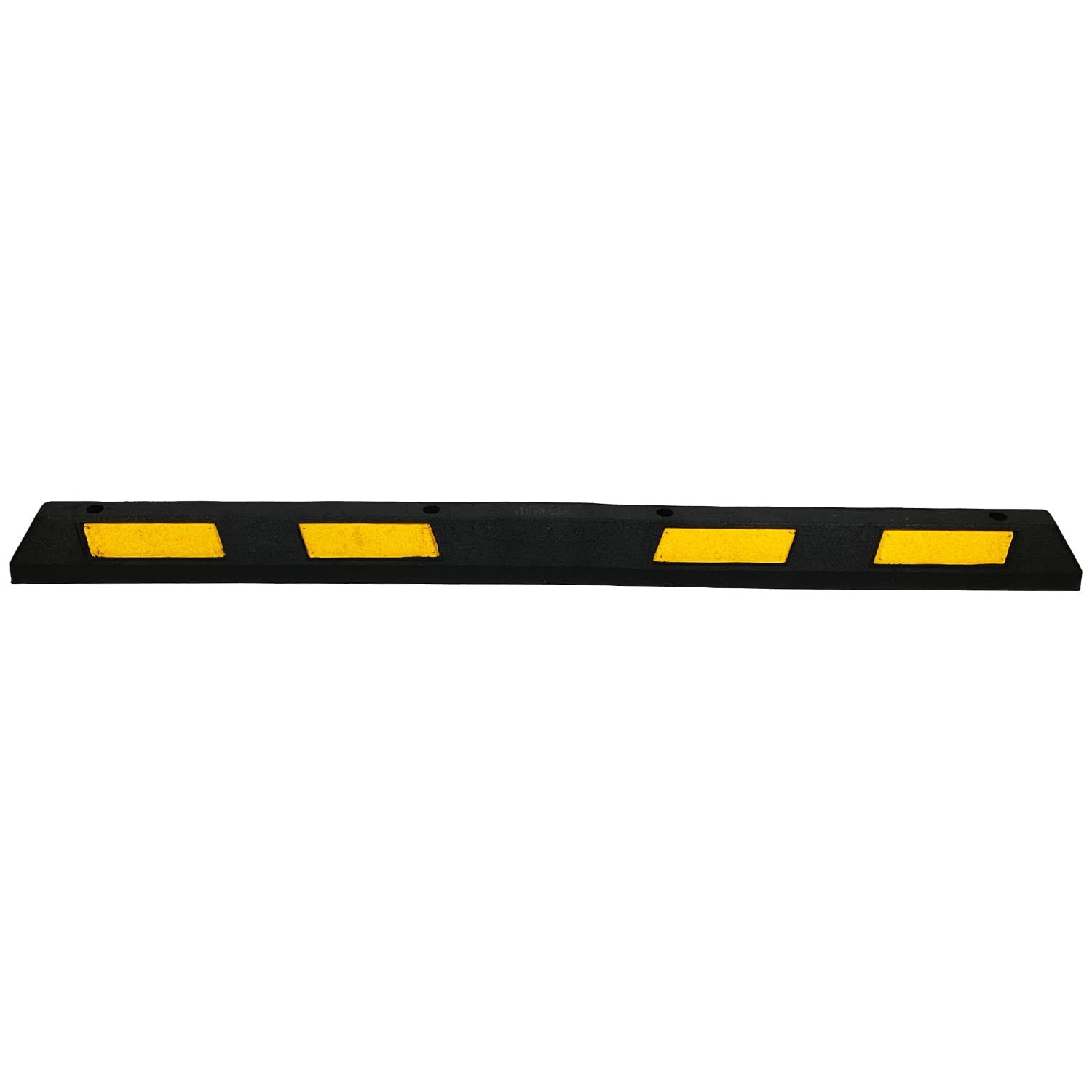 UvV Wheel Parkstopper Komplettset gelb reflektierend Parkbuchtabgrenzung Recyclinggummi Winterfest