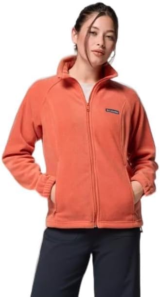 Columbia Womens Benton Springs Full Zip Fleece Jacket, Tuscan, 3X