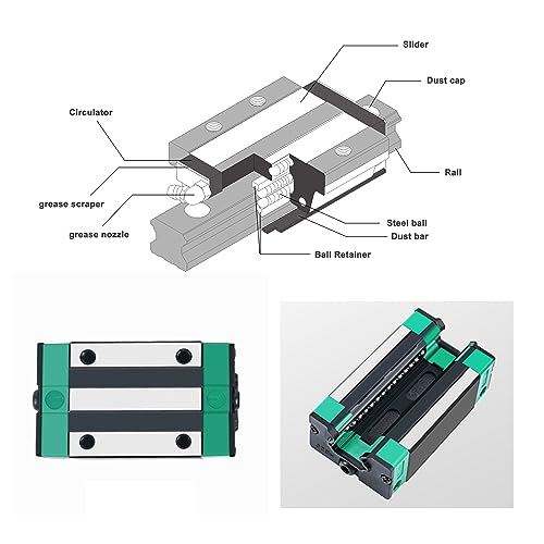 Ld-Teemm LD-HK-2HGH15CA-BZ-FBA Hgh15Ca Linear Slider Bearing thumb #3