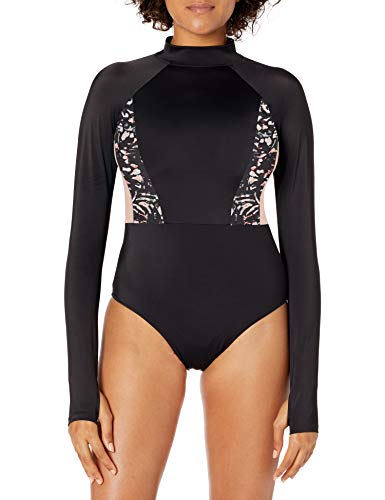 Roxy Junior's Fitness Swim, True Black Izi, S