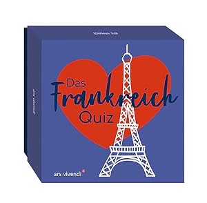 Das Frankreich-Quiz - Box mit 66 Spielkarten und Anleitung
