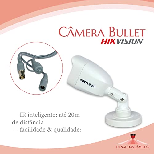Câmera Hikvision Bullet 720P 20m DS-2CE16C0T-IRPF 5 41qml11yvqL