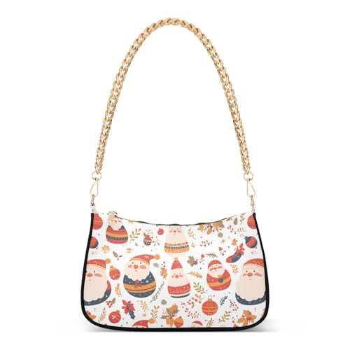 Sac à bandoulière Noël homme femme sacoche compacte de fête