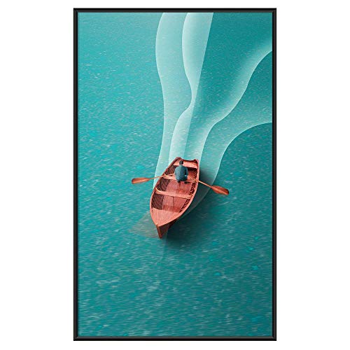Aluminum Picture Frame, Poster Frame, Photo Puzzle Frame Wall Hanging Smooth Wrap Finish with MDF Back and Plexi Glass Hardware Included, Wall Mounting11x17 Inch - Black
