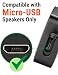 SPARKED Charger Charging Cable Micro USB for JBL Flip 2, Clip 1, Charge 3, Go, Go 2, Pulse, Trip, Link 20, Tune 500BT Bluetooth Wireless Speaker Replacement Fast Charge Power Supply Cord Lead Wire UK