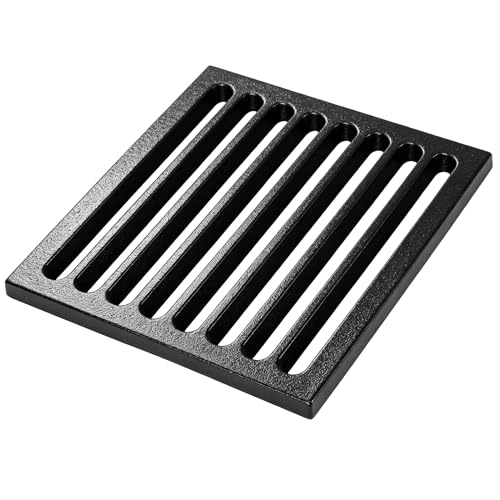 GFTIME Grille de cheminée en fonte massive - 22 x 20 cm - Pour de nombreux poêles à charbon et poêles