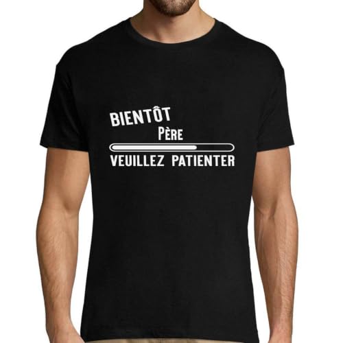 T-Shirt Homme Père Bientôt idéal pour l'annonce de grossesse en famille