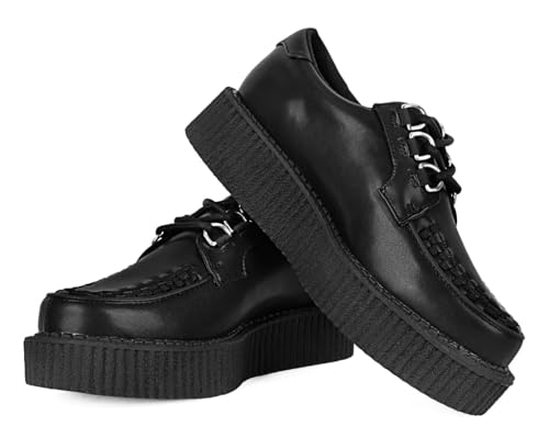 T.U.K. Black Anarchic Creeper Shoes for Women and Men4