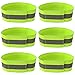 Bracelet Reflechissant Brassard ​Réfléchissant Brassard Securite 6 Pièces Haute Visibilité Running Vélo Bracelet Réflecteur pour Cyclisme Jogging Vélo Marche Enfant Adultes Bras Jambe