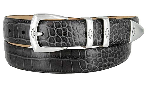 Canyon S5847 Designer Dress Belt Genuine Full-Grain Cowhide Leather 1-1/8