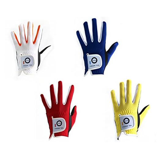 FINGER TEN Guantes de Golf para niños Niños Niñas Izquierda Mano Derecha Valor 2 Paquete, Junior Juvenil Guante para niños Guante para Todo Clima Agarre Edad 2-10 años
