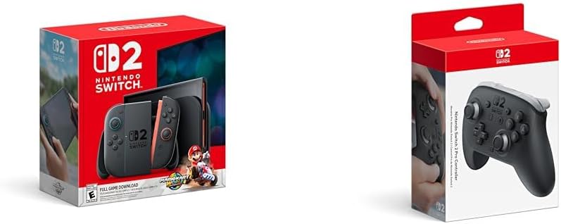 Nintendo Switch 2 + Mario Kart World Bundle with Pro Controller