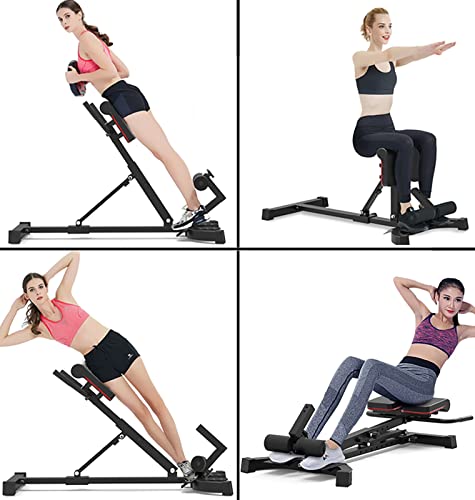 romeinse stoel Roman Stoel voor Commerciële Huisgymnastiek, Krachttraining Rugmachines met Maximaal Gewicht 120 Kg / 265 Lbs, Hoogte & Helling Verstelbaar - Image 3