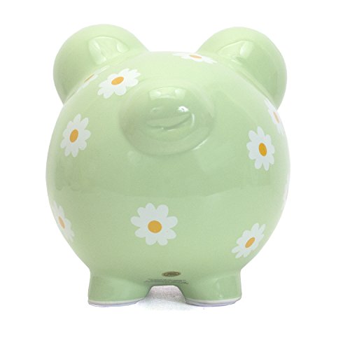 Child To Cherish Daisy Pig Bank, Green #TOP1