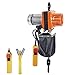 VEVOR Electric Chain Hoist, 2200 lbs/1 ton Capacity, 10 ft Lifting Height, 10 ft/min Speed, 120V, Single Phase Overhead Crane with G100 Chain, 10 ft Wired Remote Control for Garage, Shop, Hotel, Home
