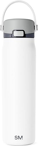 Miniatura 28 de Simple Modern Mesa Sport - Botella de agua con tapa de pico cubierta | Botella de acero inoxidable aislada de 24 onzas apta para portavasos, para
