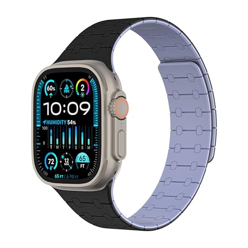 Bracelet Sport Magnétique Silicone Apple Watch Ultra 2 Series 9 8 7 45mm 49mm