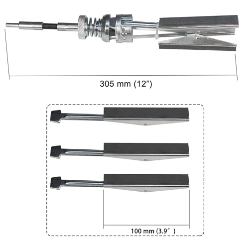 Utmall 3-036 Engine Cylinder Hone Deglazer 2 Inches To 6-1/2 Inches Adjustable 4 Inches Long Blade With100 220 400 Grit Stones Piston Cylinder Hone thumb #2