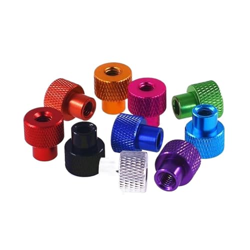 Ozxjw OZXJW M4 Aluminium Rändelmutter 5er-Pack