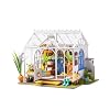 Rowood DIY Miniature House Kit,Mini Dollhouse KIt,Mayberry Street Craft Model Kits for Adults with LED,Birthday Gift/Home Decor for Family Friends-Dreamy Garden House