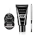 Makartt 2pcs Nail Rhinestone Glue Gel with Brush Pen Set, 38ml Clear Nail Gem Glue Gel Super Strong Adhesive Nail Art Glue Gel for Nail Decorations 3D Stones Charms Flowers(Nail Lamp Needed,8ML+30ML)
