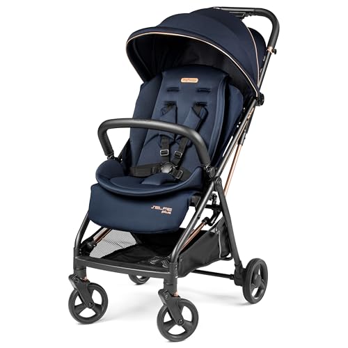 Selfie Plus Lightweight and Compact Stroller- Blue Shine (Blue & Copper)