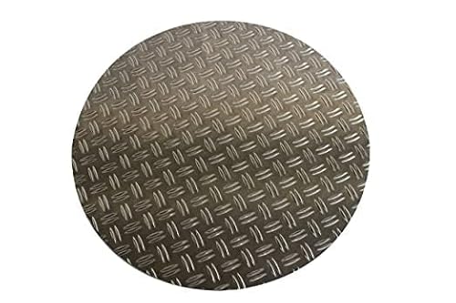 Kanaldeckel Schlögel Schachtabdeckung rund aus Aluminium Riffelblech