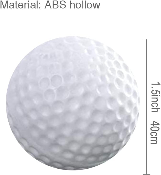 Golfer Golf Balls Practice White Balls Sport Toys Games Indoor Outdoor for Children Kids Golfer 12PCS