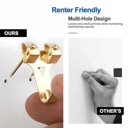 Image of Picture Hanging Kit 302 PCS, Picture Hangers, Heavy Duty Wall Hook, Picture Hanging Assortment, Picture Hanging Wire, Frame Hanging Hardware, Nails for Hanging Pictures, Plate Hangers for The Wall