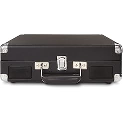 Crosley Cruiser Platine Vinyle Portable Style Mallette avec 3 vitesses, Haut-Parleurs Stéréo Intégrés (Prise UK) – Noir - Les Beatles, Paul McCartney, John Lennon, RIngo Starr, George Harrison Crosley Cruiser Platine Vinyle Portable Style Mallette avec 3 vitesses, Haut-Parleurs Stéréo Intégrés (Prise UK) - Noir – Image 3