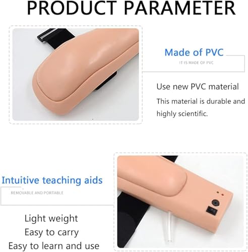 Modelo de Brazo, Modelo Intramuscular de Brazo Superior con Luces Indicadoras de Profundidad y Alarma, Adecuado para Estudiantes de Medicina para Practicar en Parejas miniatura 6